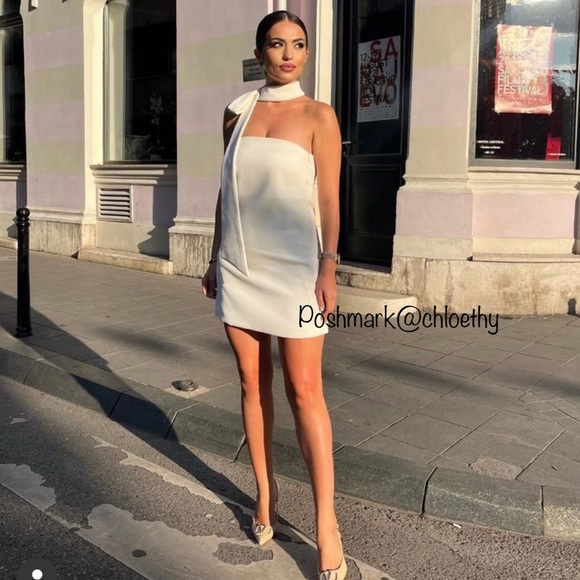 Zara CHOKER MINI DRESS - Picture 5 of 16